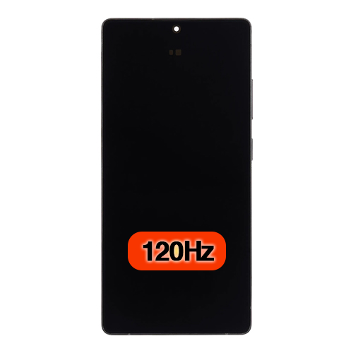OLED Assembly With Frame Compatible For Samsung Galaxy S25 Ultra 5G (US & International) (Premium) (120Hz) - Titanium Jet Black